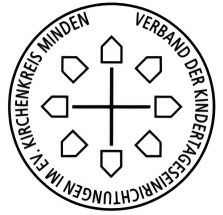 An dieser Stelle wird das Siegelbild des Verbandes der Kindertageseinrichtungen im Evangelischen Kirchenkreis Minden angezeigt.