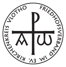 An dieser Stelle wird das Siegelbild des Friedhofsverbandes im Evangelischen Kirchenkreis Vlotho angezeigt.