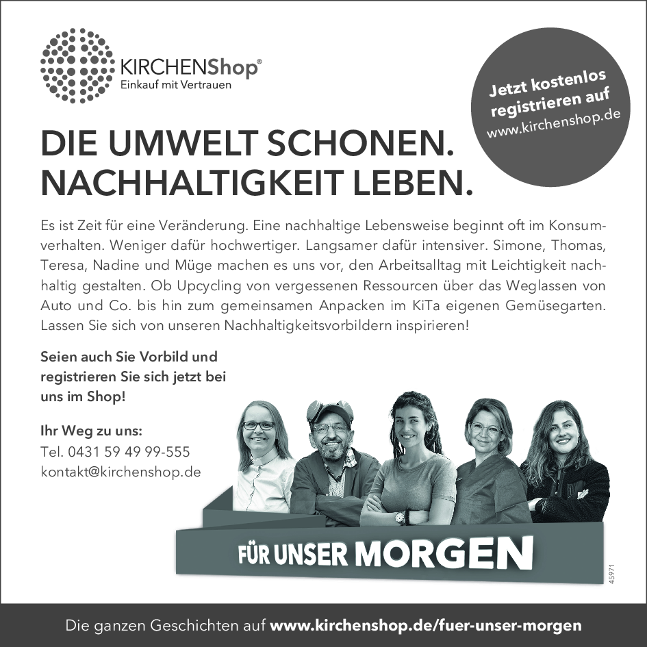 An dieser Stelle wird die Werbung der Handelsgesellschaft f&uuml;r Kirche und Diakonie mbH (HKD) angezeigt.