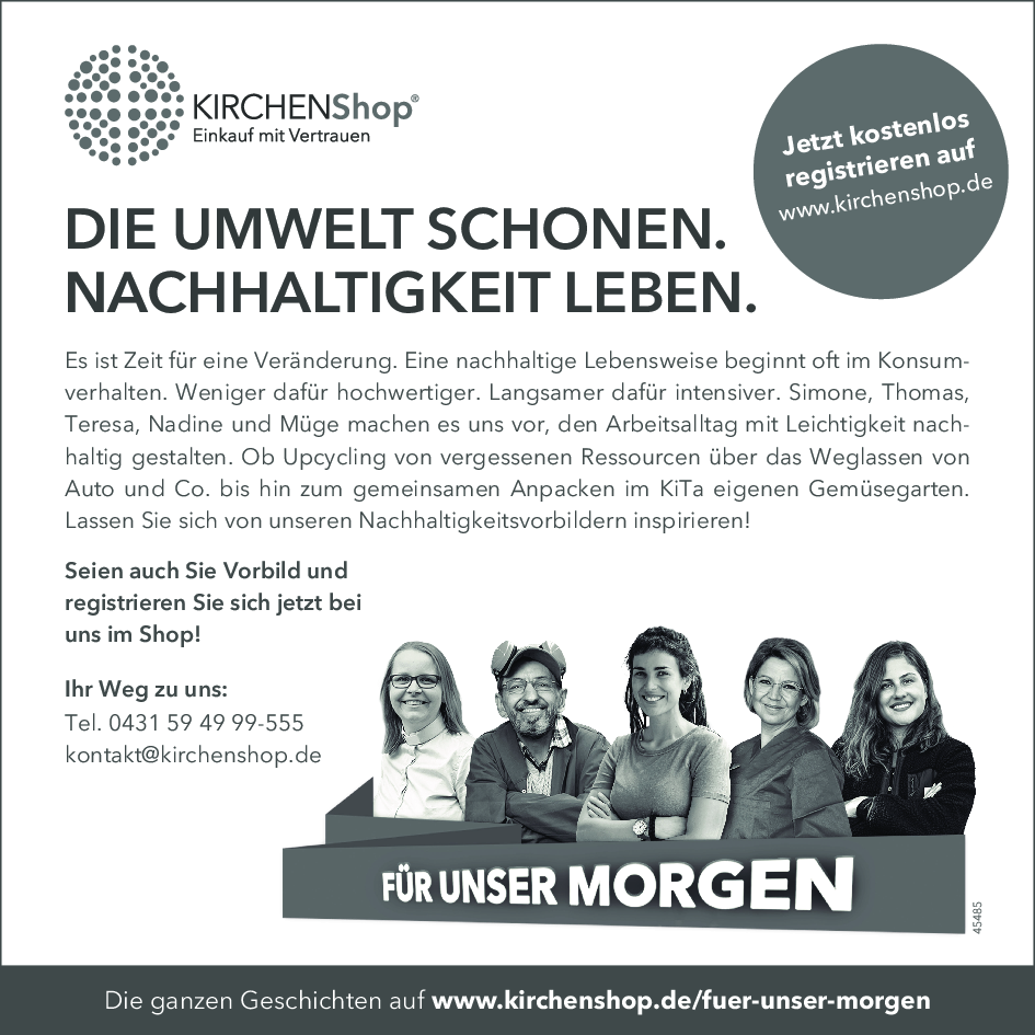 An dieser Stelle wird die Werbung der Handelsgesellschaft f&uuml;r Kirche und Diakonie mbH (HKD) angezeigt.